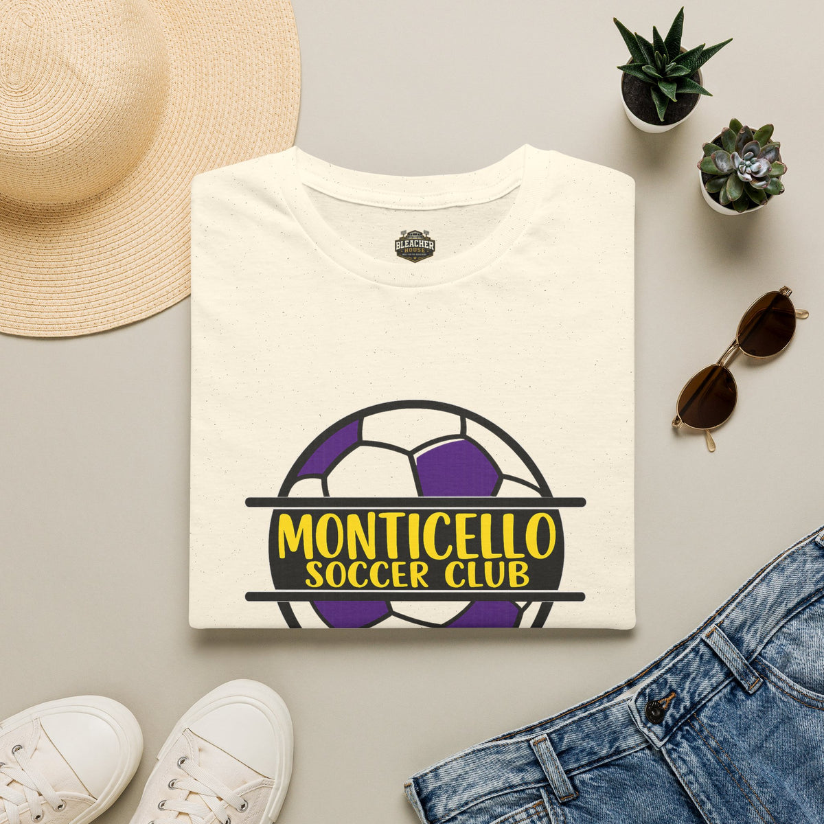 Monticello Soccer Club T-Shirt — Adult Team Support Tee