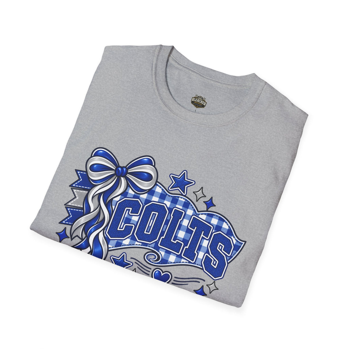Colts Ribbon & Banner T-Shirt — Team Spirit Tee