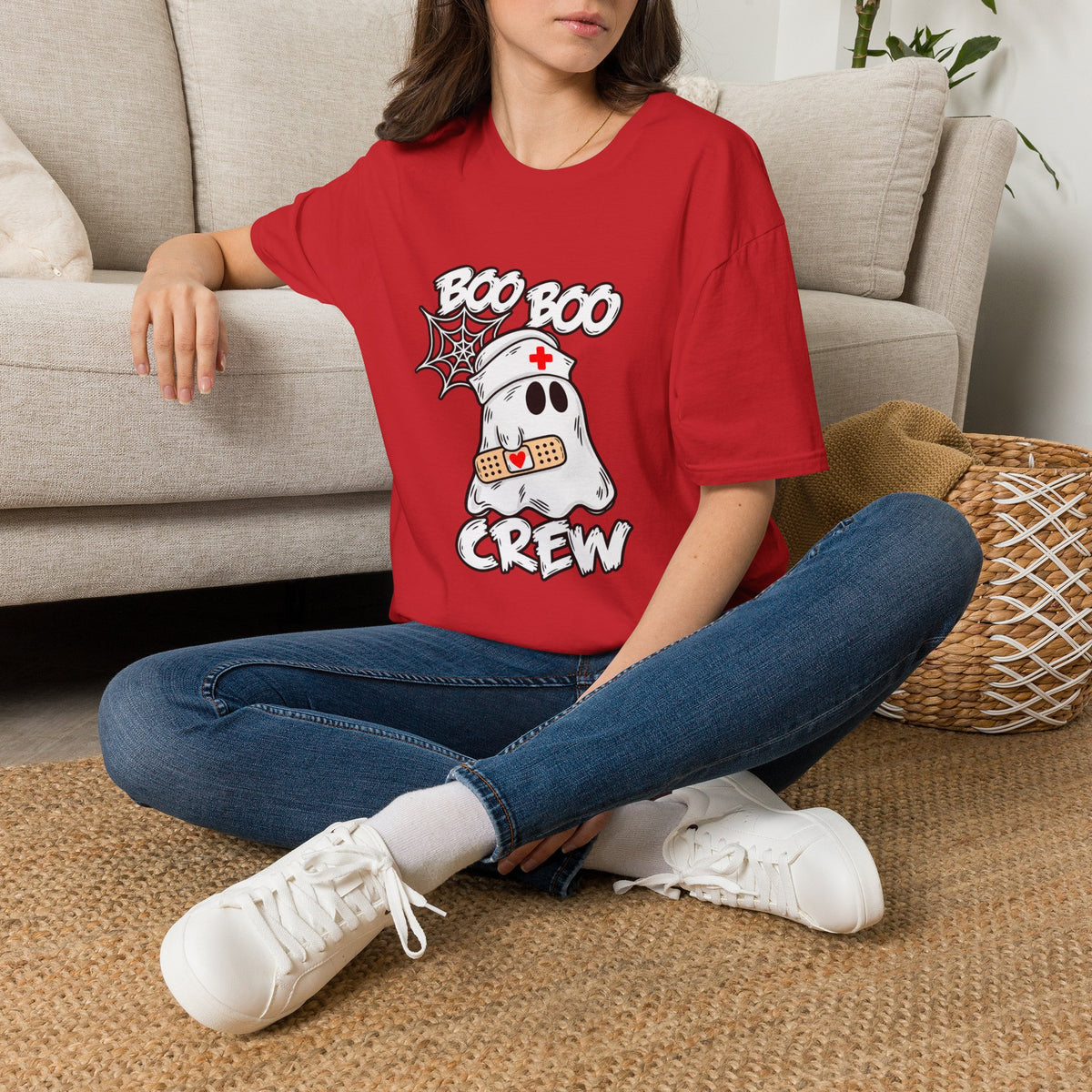 Boo Boo Crew T-Shirt — Cute Nurse Ghost Halloween Tee