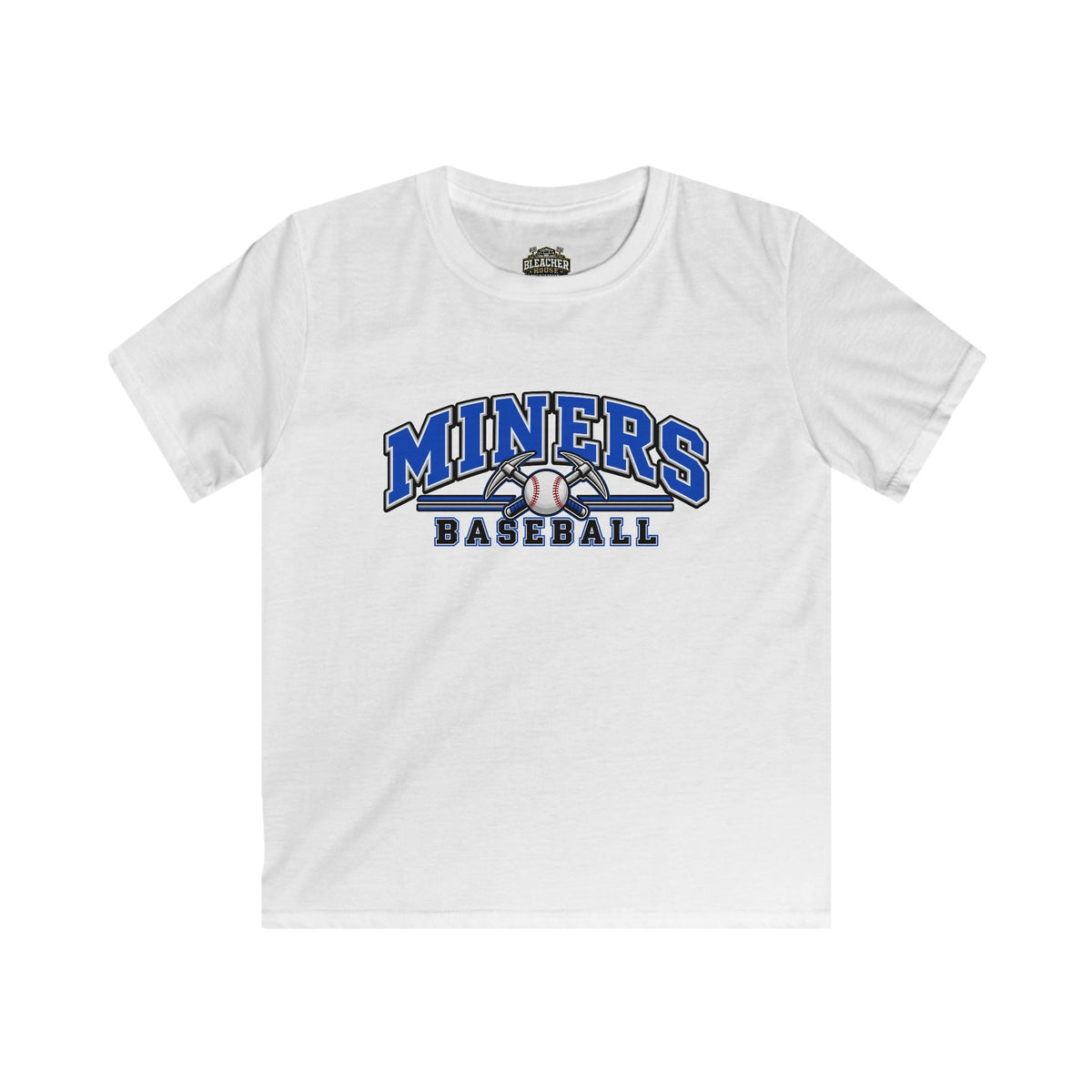 YOUTH Miners Baseball T-Shirt – Team Logo Youth Unisex Softstyle T shirt