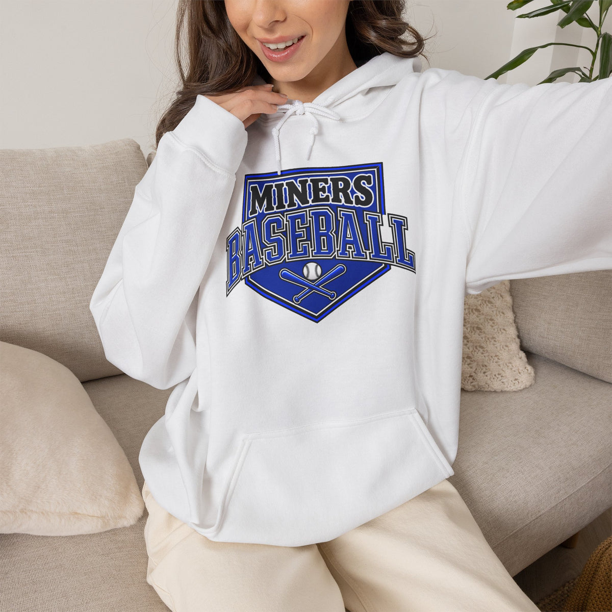 Miners Baseball Unisex Heavy Blend™ Hooded Sweatshirt