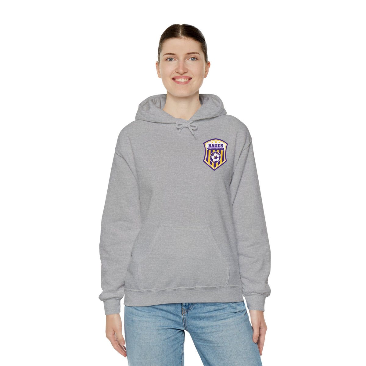 Monticello Soccer Club Crest Hoodie - Unisex Hooded Sweatshirt
