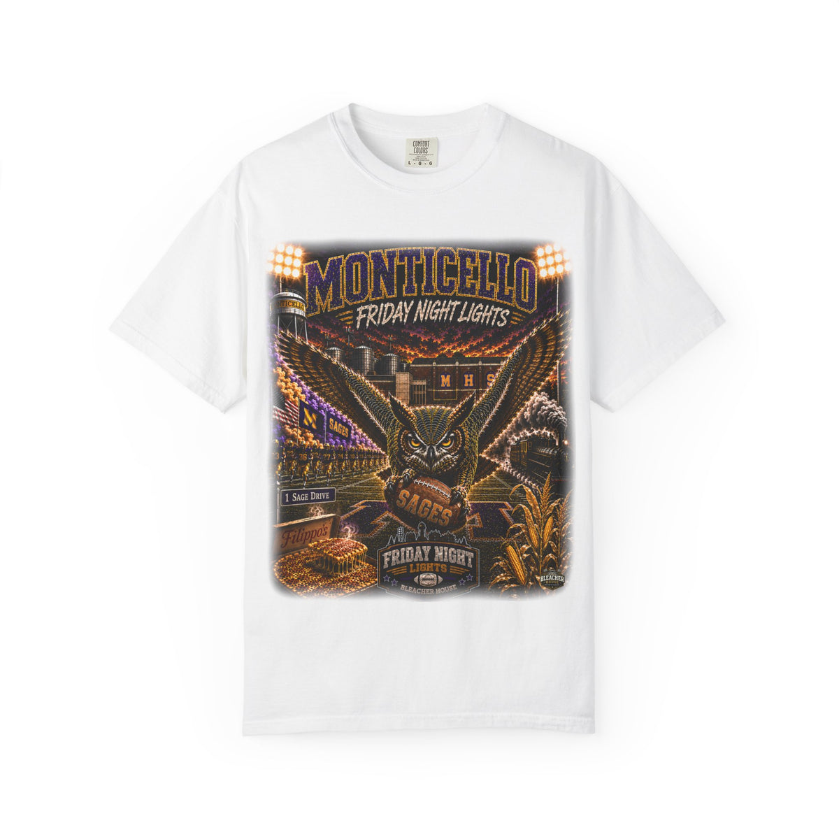 Friday Night Lights T Shirt- MONTICELLO Edition