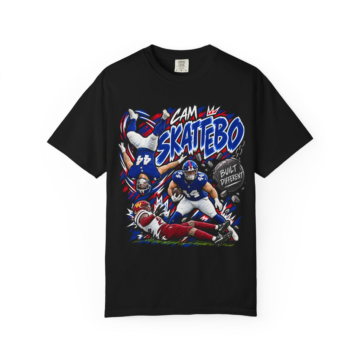 Cam Skattebo Graphic T-Shirt - Sunday Standouts Sketch Series
