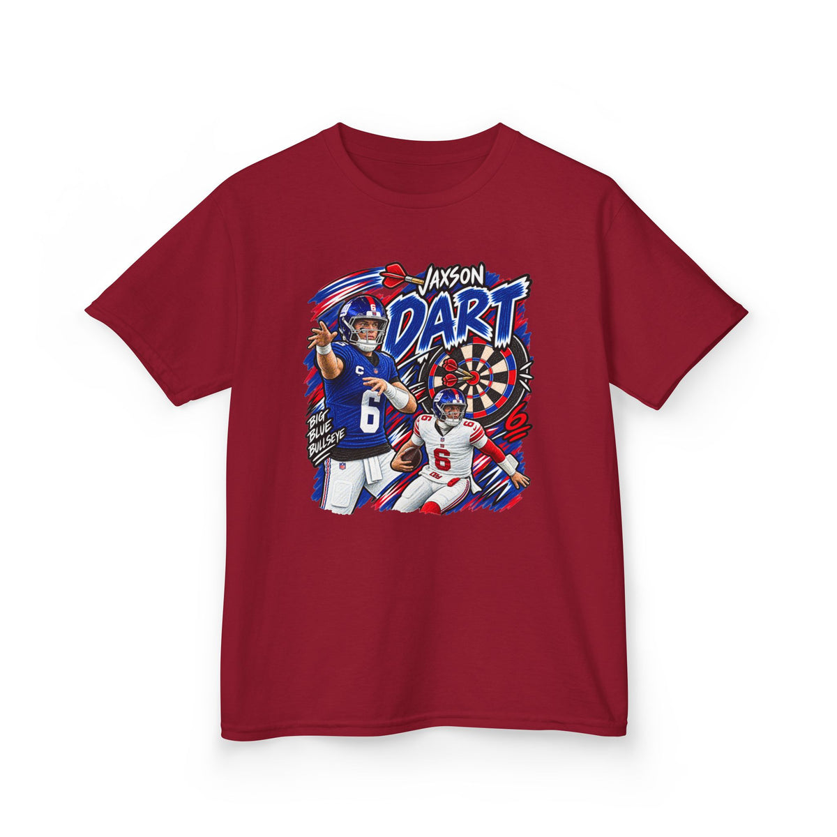YOUTH Jaxson Dart Graphic T-Shirt - Sunday Standouts Sketch Series