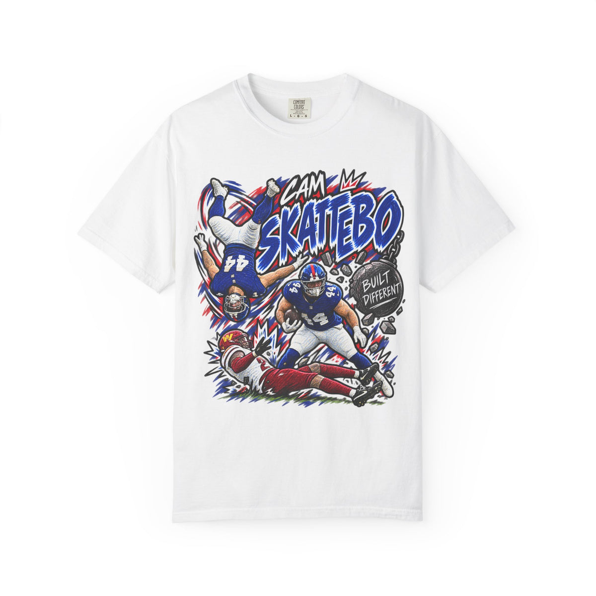 Cam Skattebo Graphic T-Shirt - Sunday Standouts Sketch Series