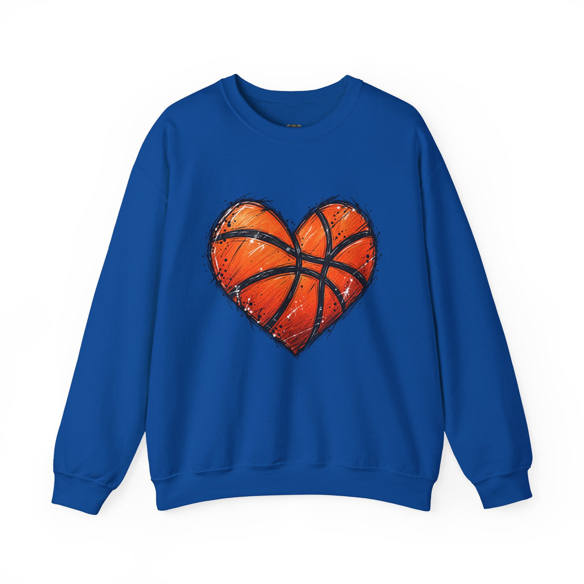 Basketball Heart Crewneck Sweatshirt
