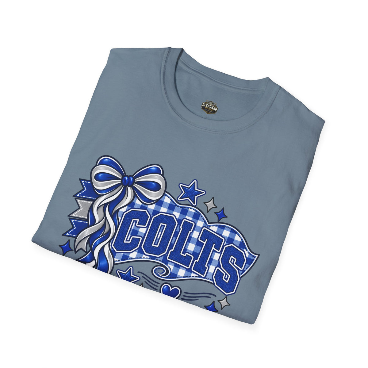 Colts Ribbon & Banner T-Shirt — Team Spirit Tee