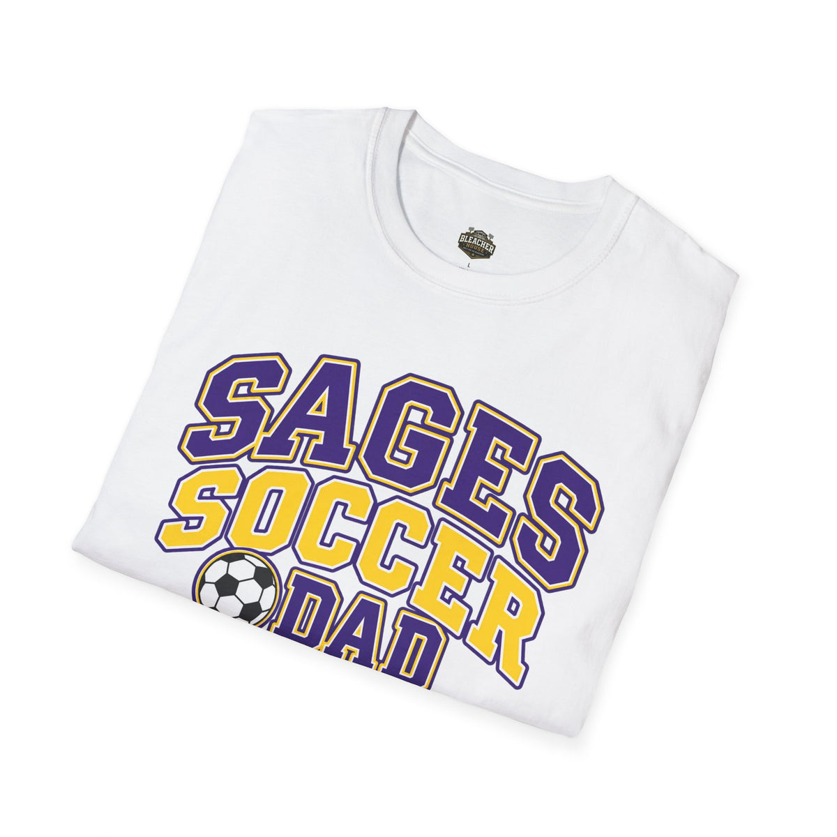 Sages Soccer Dad T‑Shirt — School Team Supportive Fan Tee