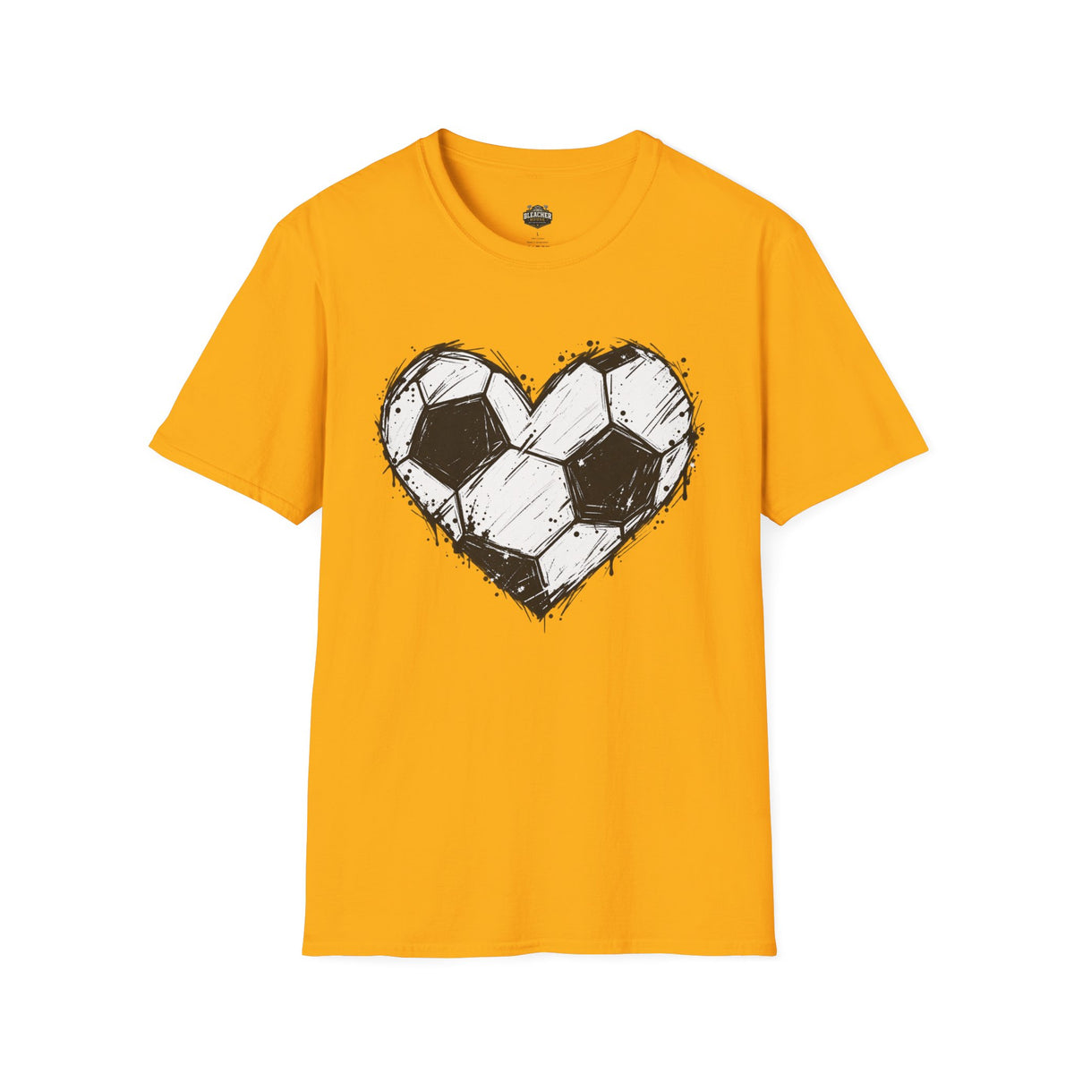 Soccer Heart T-Shirt — Grunge Love Football Tee