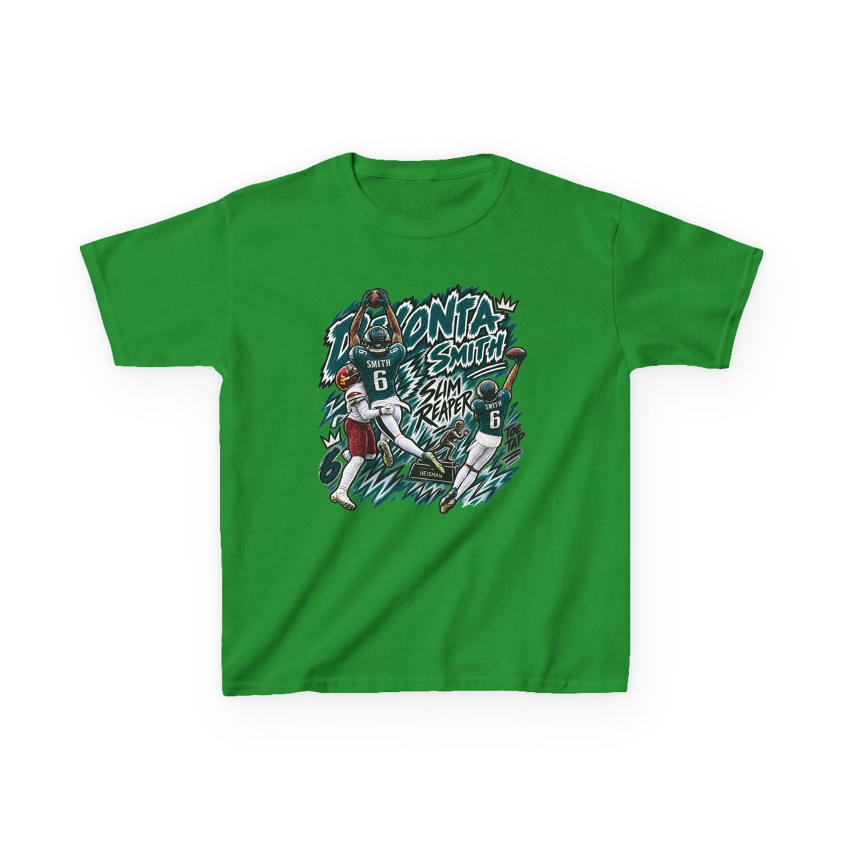 YOUTH Devonta Smith, SLIM REAPER Graphic T-Shirt - Sunday Standouts Sketch Series