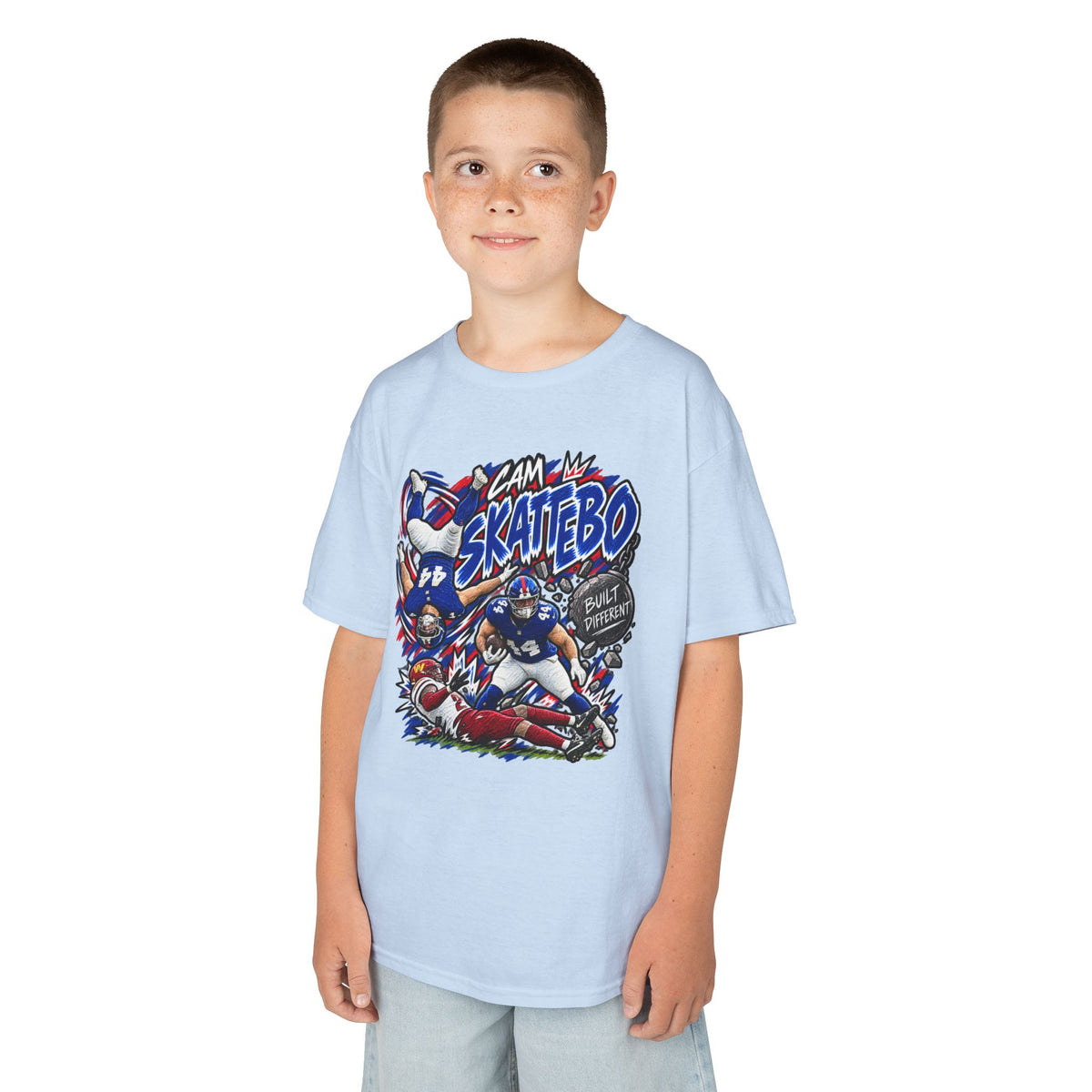 YOUTH Cam Skattebo Graphic T-Shirt - Sunday Standouts Sketch Series