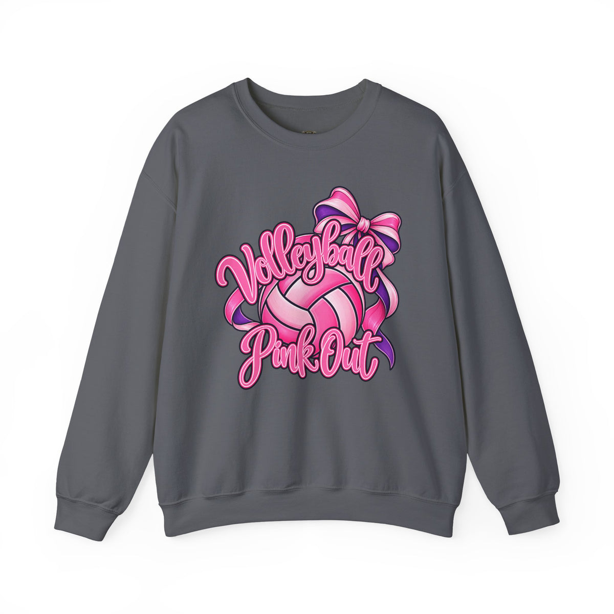 Volleyball Pink Out Crewneck Sweatshirt