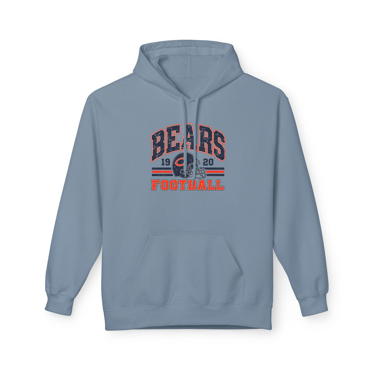 Bears Football Hoodie — Vintage 1920 Helmet Team Pullover