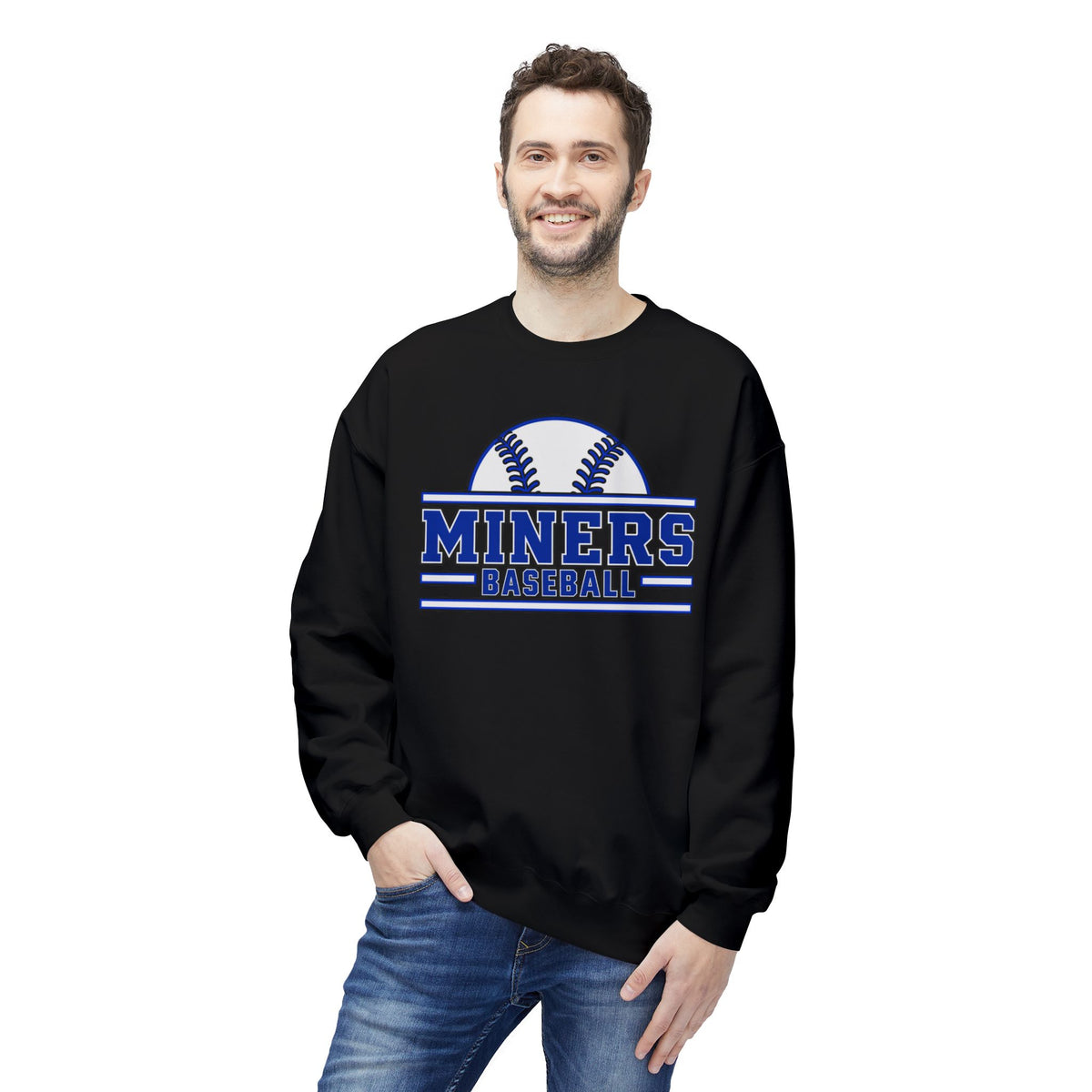 Miners Baseball Crewneck Sweatshirt