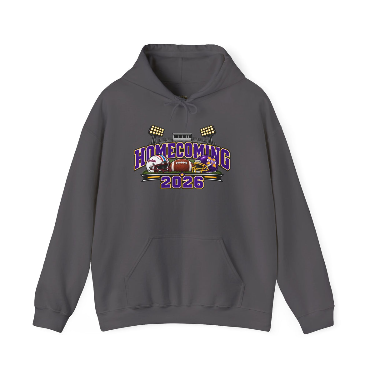 Homecoming 2026 Hoodie — School Spirit Football Crew Sweatshirt