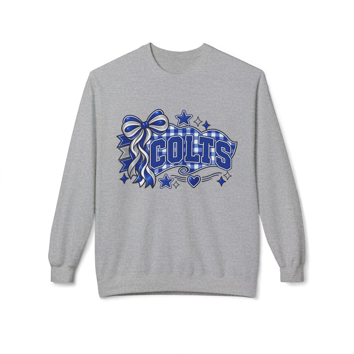 Colts Ribbon & Banner Crewneck Sweatshirt - Team Spirit Pullover