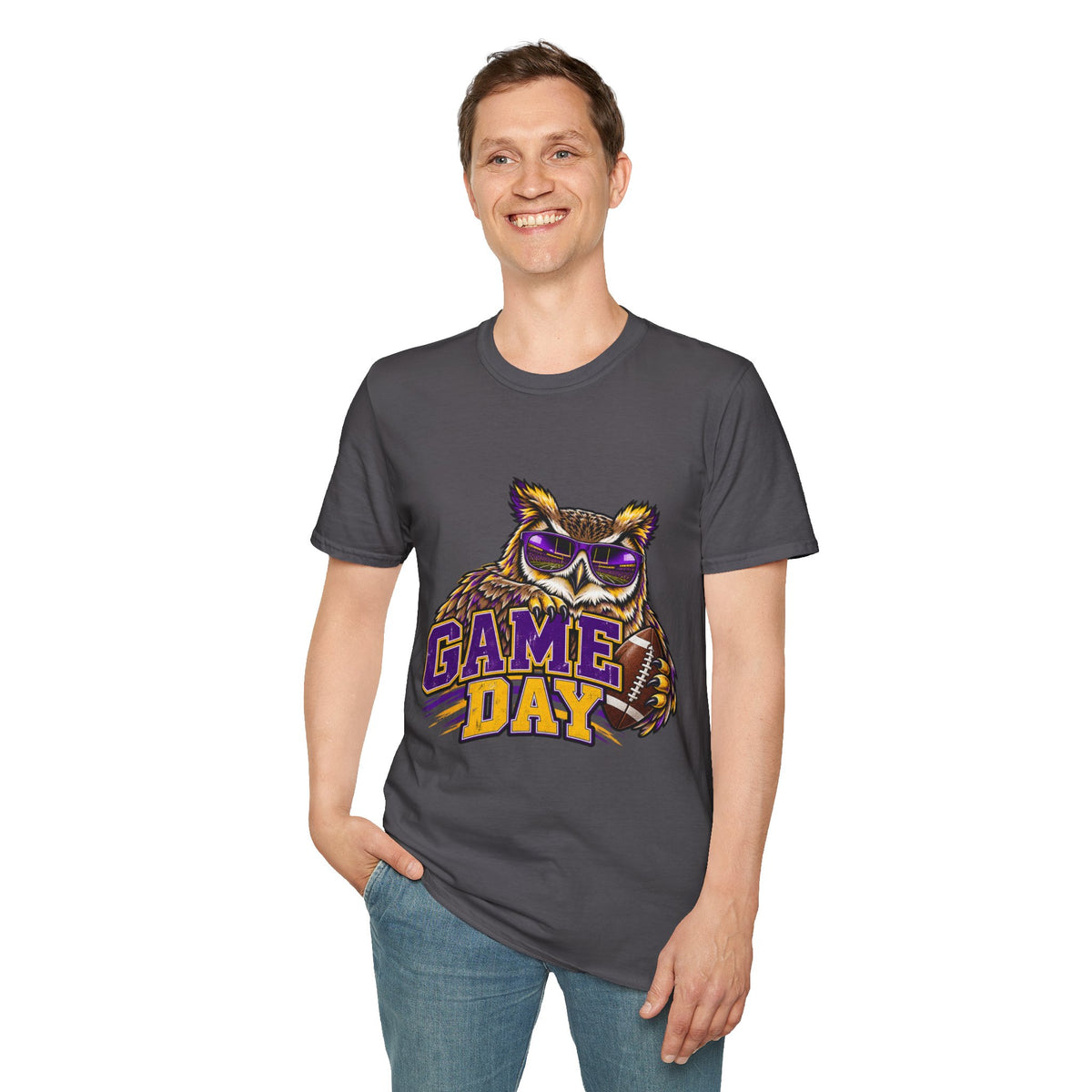 Game Day Owl T-Shirt — Vintage Sports Mascot Tee
