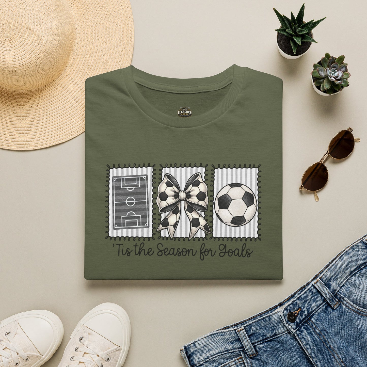Soccer T‑Shirt — "Tis the Season for Goals"  Soccer Tee