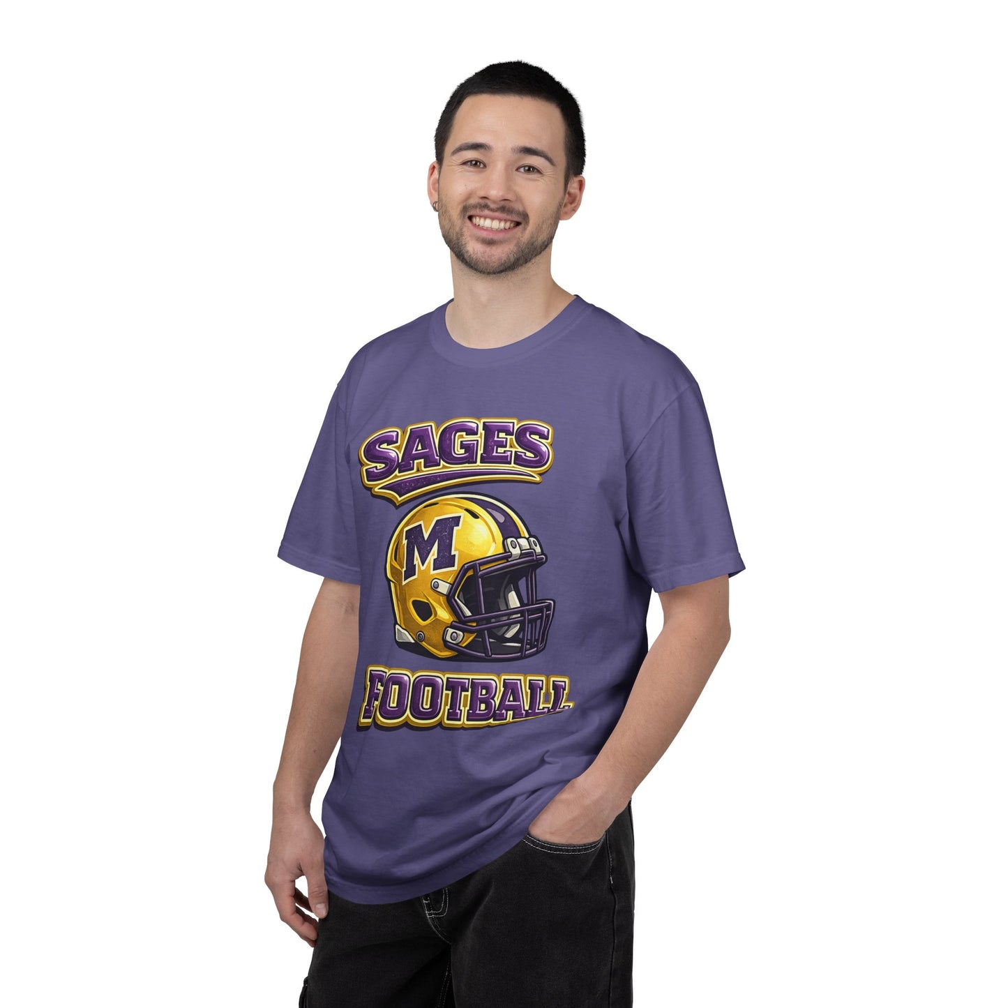 Sages Football Shiny Helmet T-Shirt