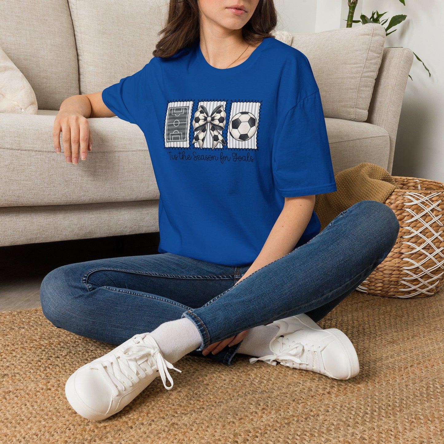 Soccer T‑Shirt — "Tis the Season for Goals"  Soccer Tee