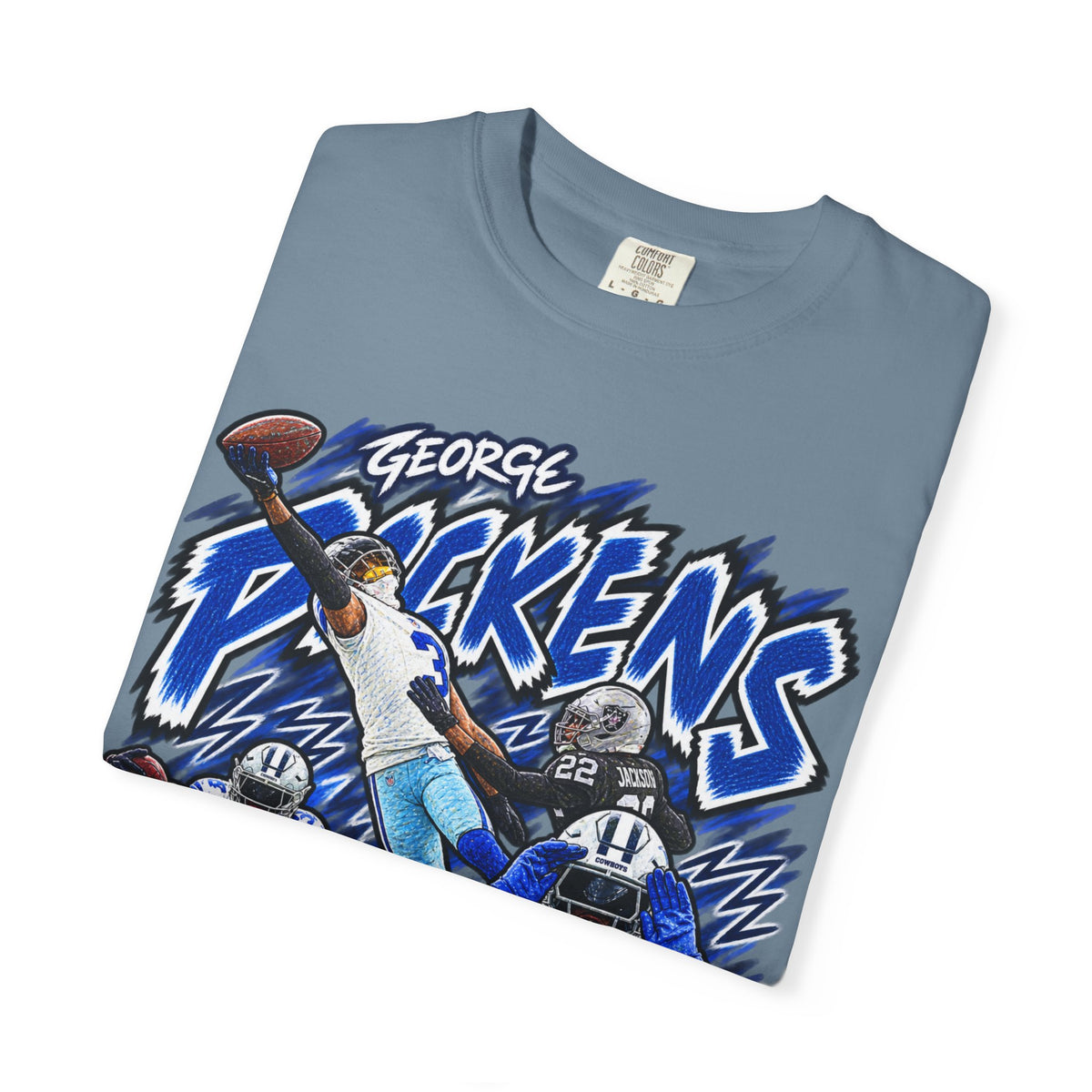 George Pickens Graphic T-Shirt - Sunday Standouts Sketch Series