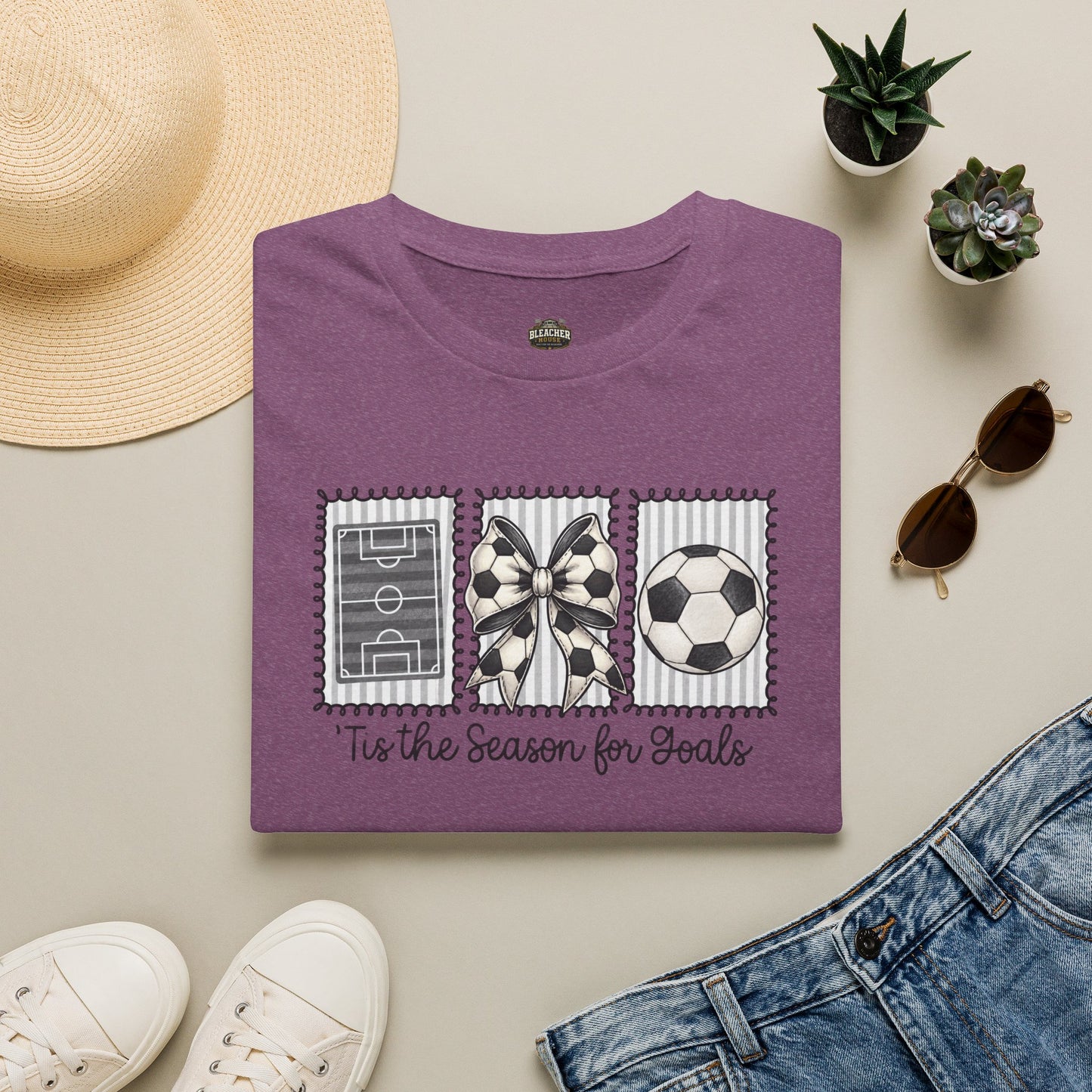 Soccer T‑Shirt — "Tis the Season for Goals"  Soccer Tee