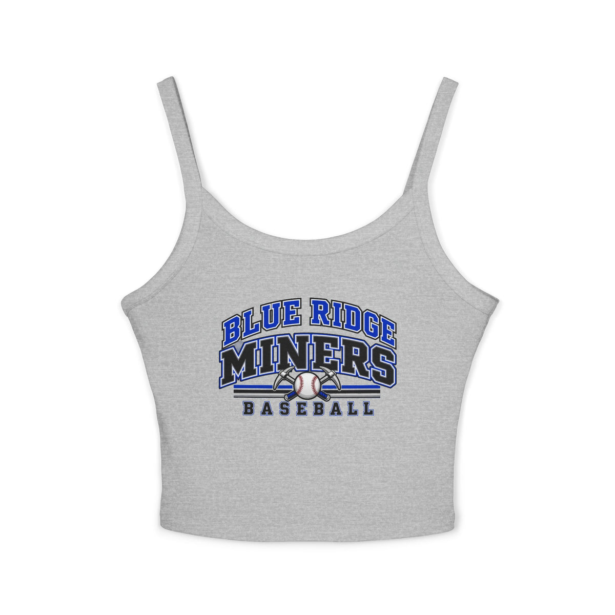 Blue Ridge Miners Baseball Tank Top - Women's Spaghetti Strap Graphic Tank