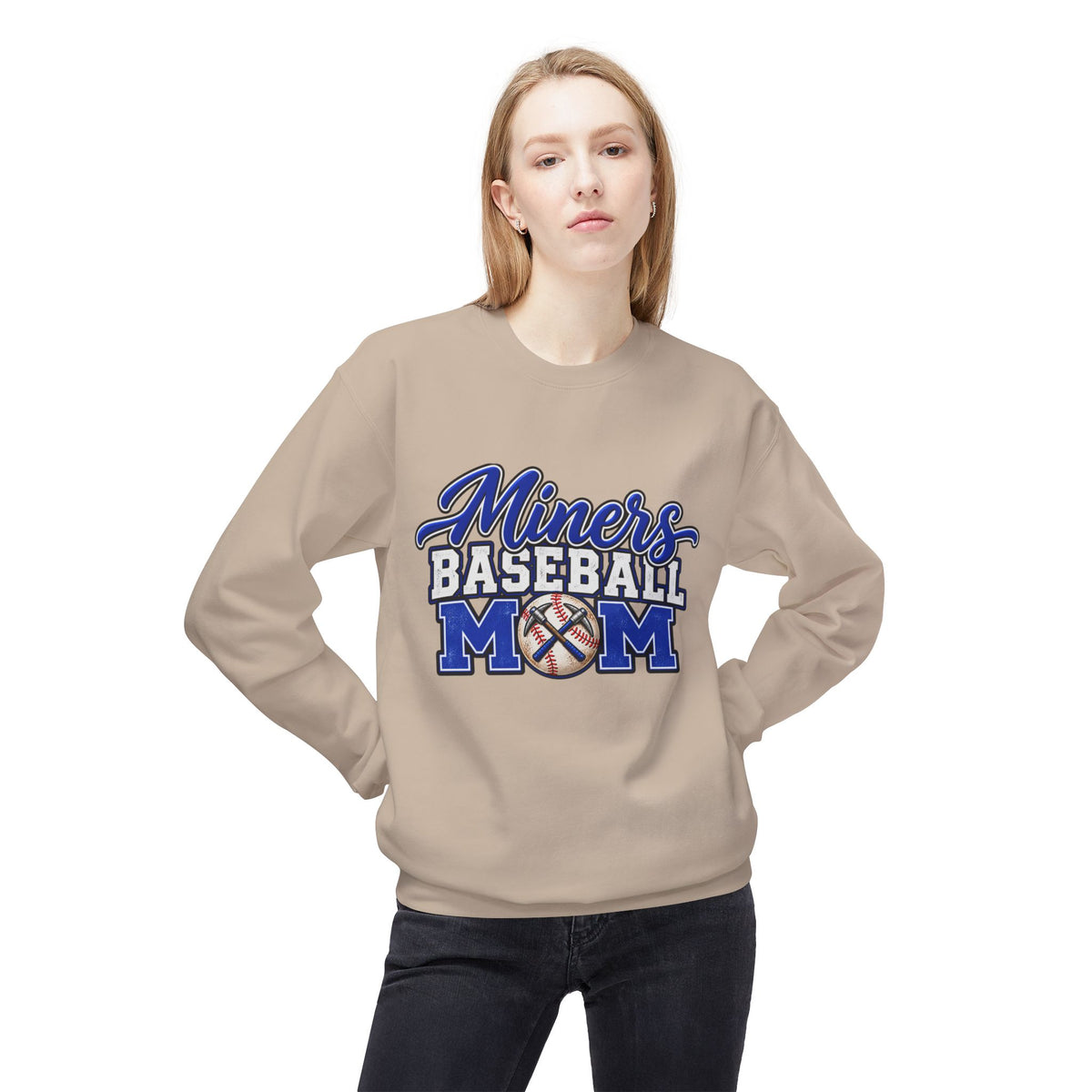 Miners Baseball Mom Sweatshirt – Team Spirit Crewneck for Baseball Moms