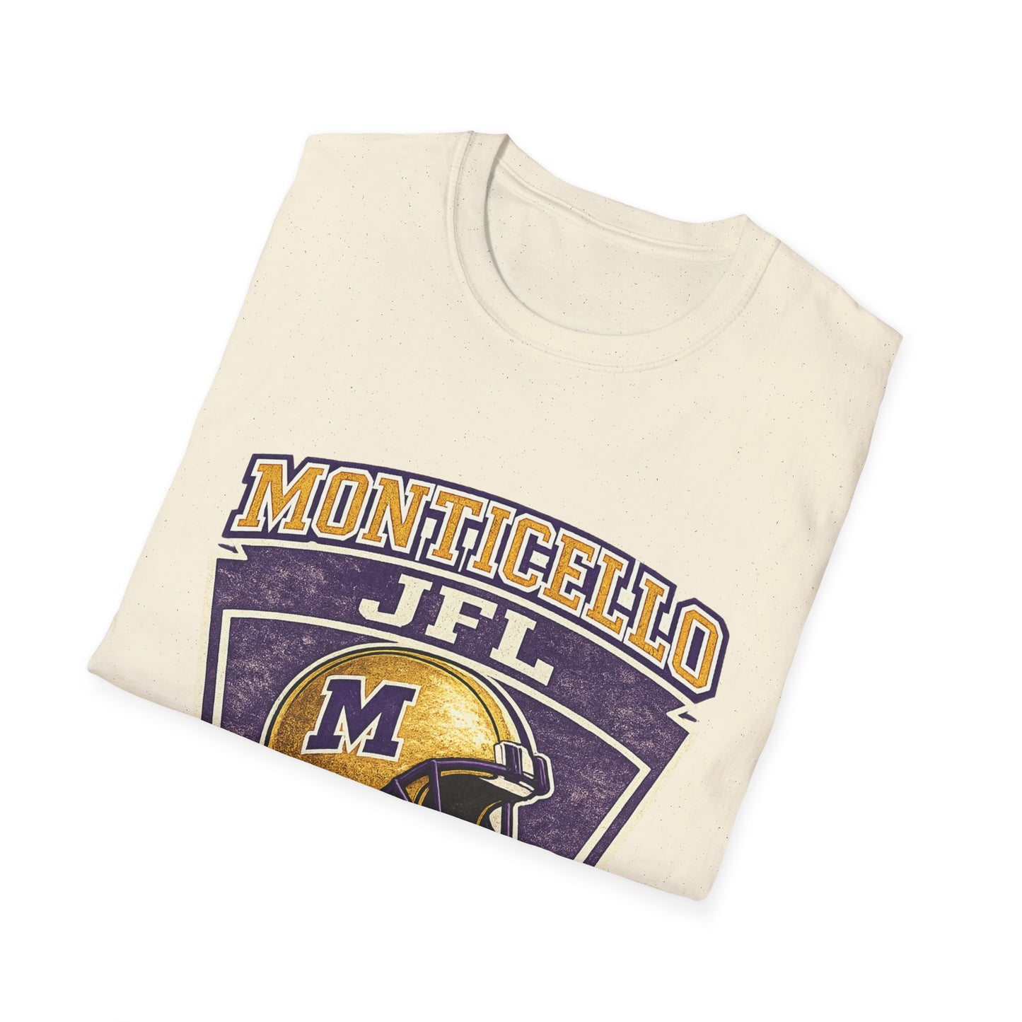 Monticello JFL Football T‑Shirt — Vintage Helmet Tee