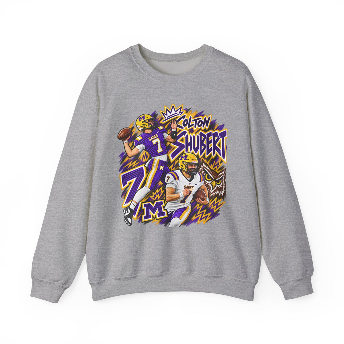 Colton Shubert Graphic Sketch Crewneck Sweatshirt
