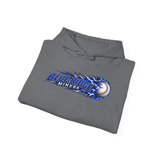Blue Ridge Miners Flaming Baseball Hoodie – Flaming Ball Hoodie
