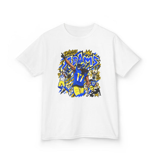 YOUTH Davante Adams Graphic T-Shirt - Sunday Standouts Sketch Series