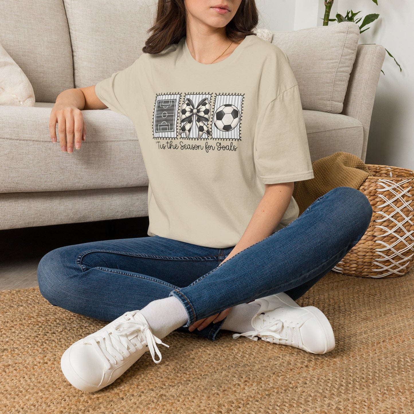 Soccer T‑Shirt — "Tis the Season for Goals"  Soccer Tee