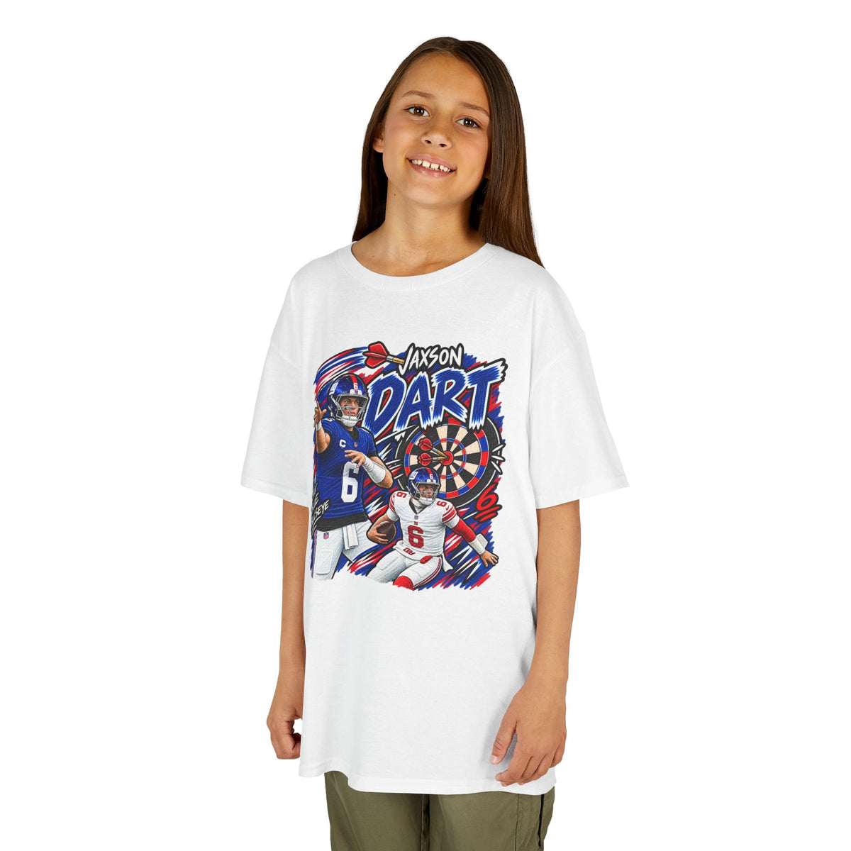 YOUTH Jaxson Dart Graphic T-Shirt - Sunday Standouts Sketch Series
