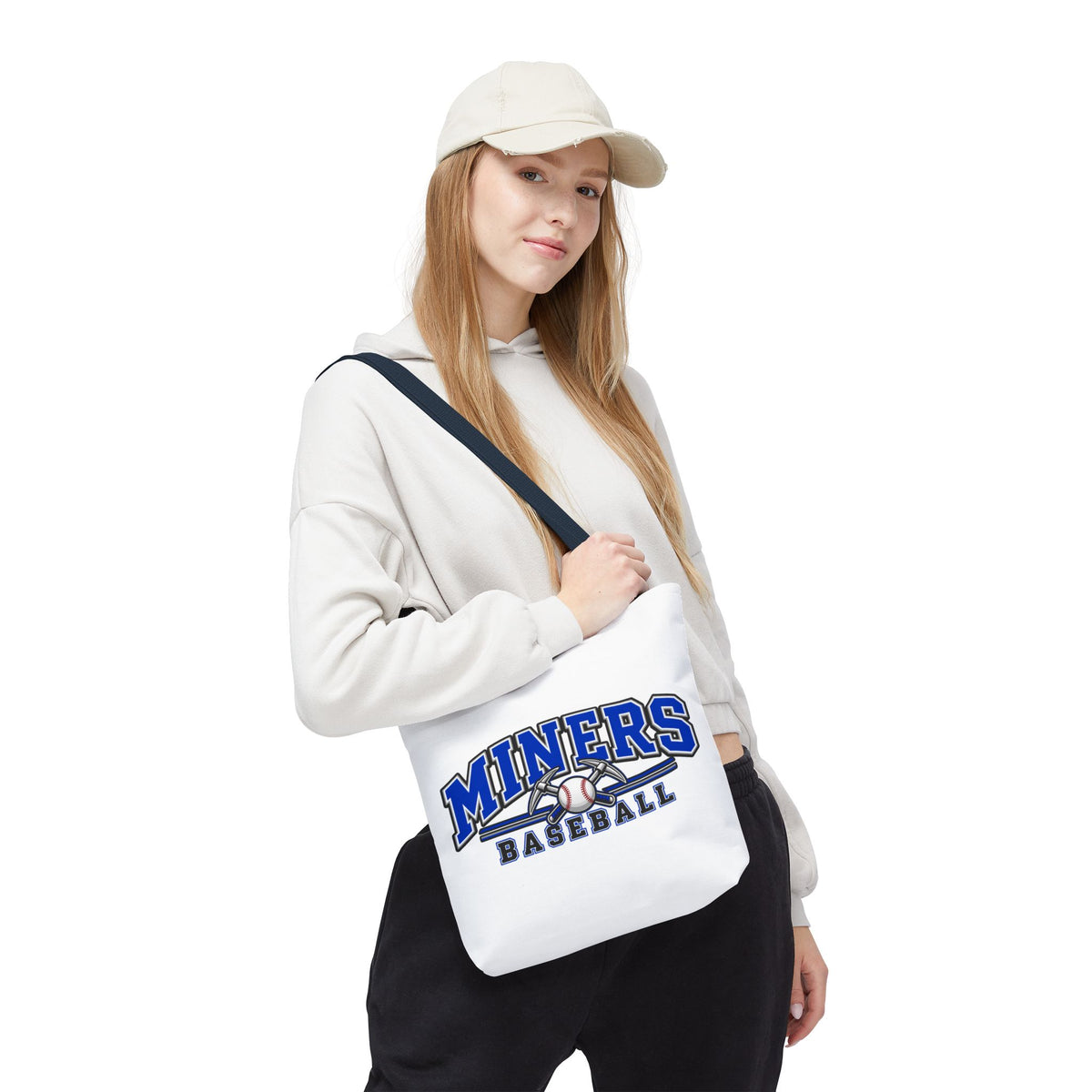 Miners Baseball Tote Bag — Team Logo Sports Carryall