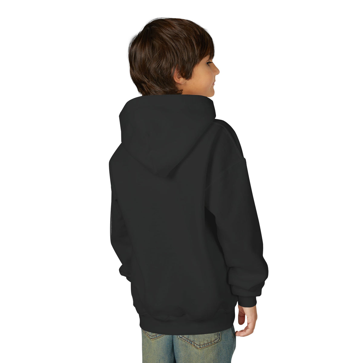 YOUTH Miners Baseball Hoodie — Pickaxe Cross Logo Graphic