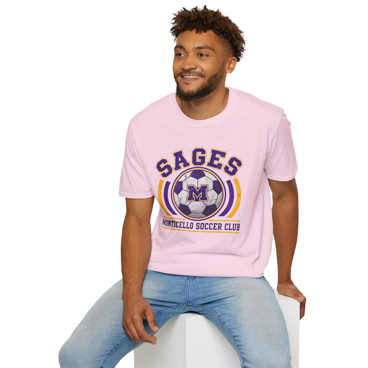 CUSTOMIZABLE Sages Soccer Club T-Shirt — YOUR NAME AND NUMBER