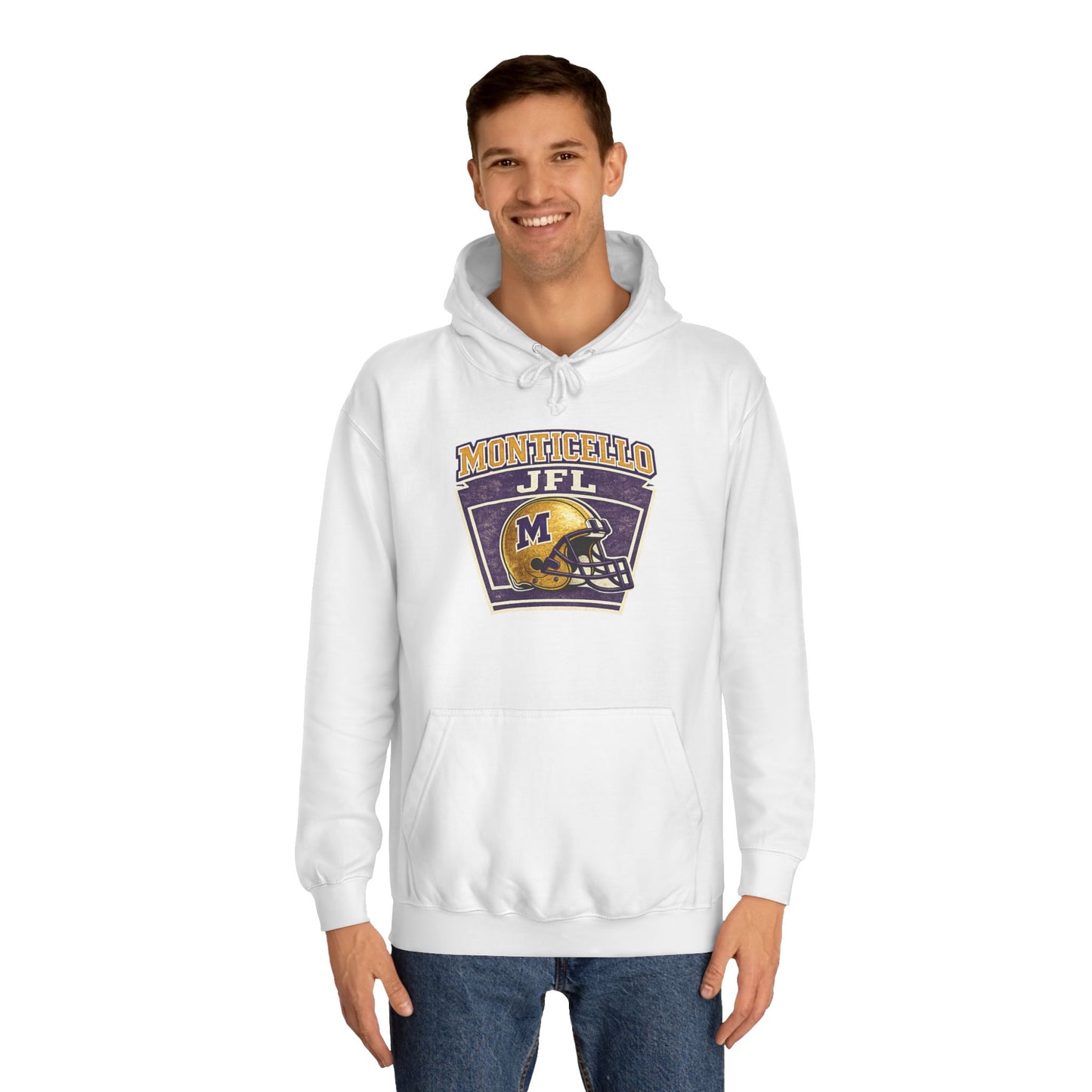 Monticello JFL Hoodie — Vintage Helmet Hoodie