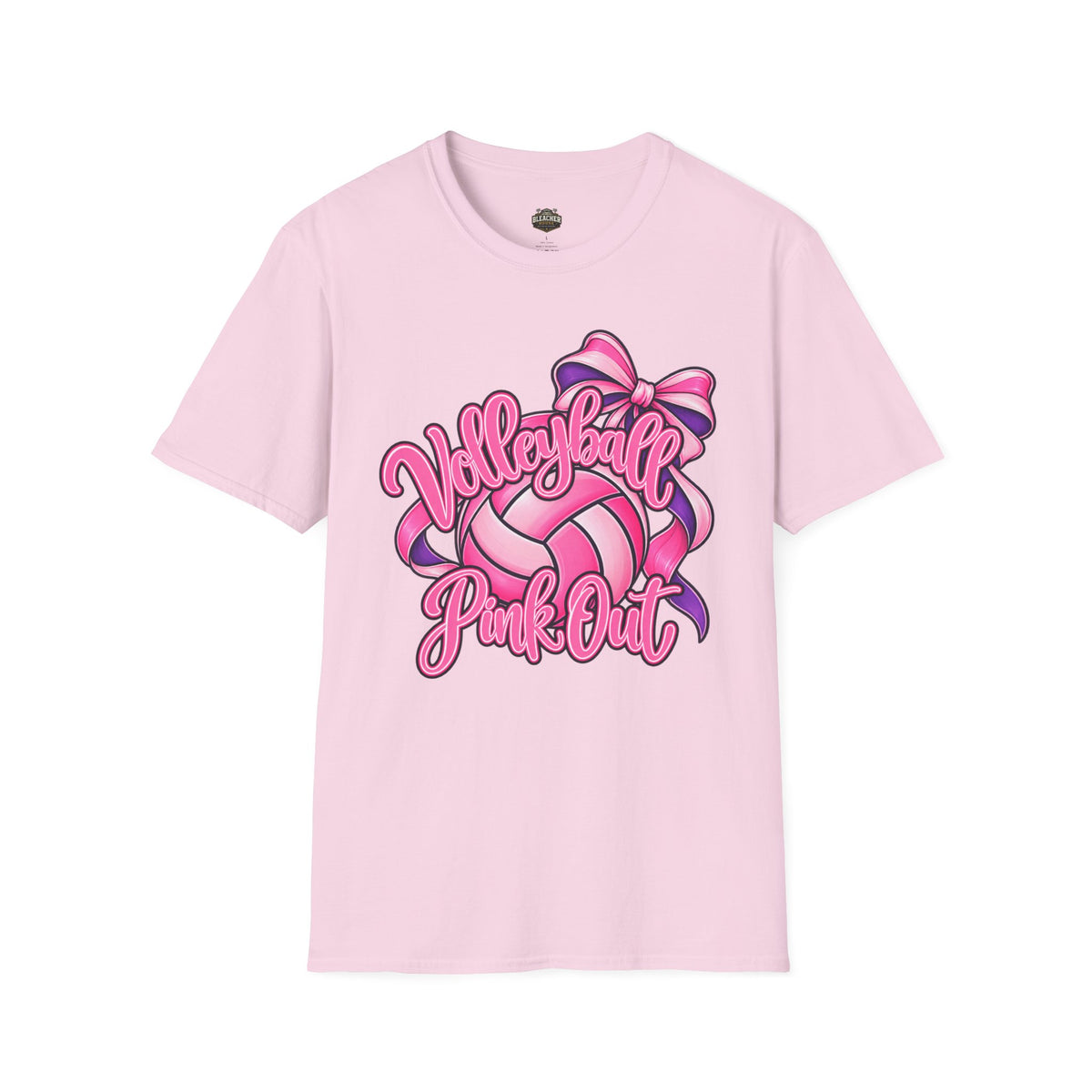 Volleyball Pink Out Tee — Breast Cancer Awareness Volleyball Shirt