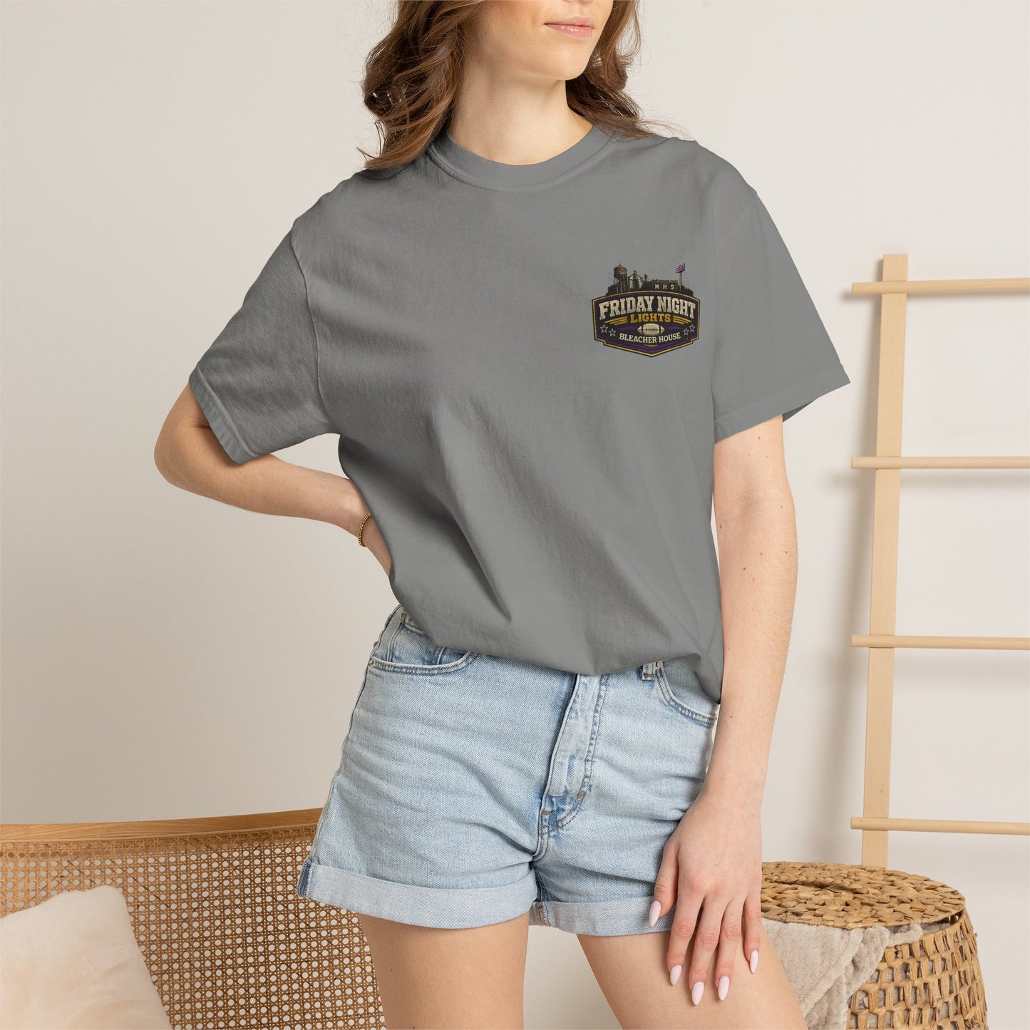 Friday Night Lights T shirt - MONTICELLO Edition - Collector's Edition (Front Patch + Back Design)