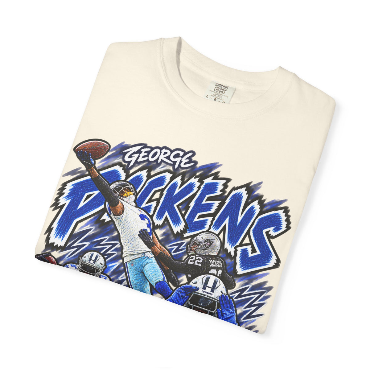 George Pickens Graphic T-Shirt - Sunday Standouts Sketch Series