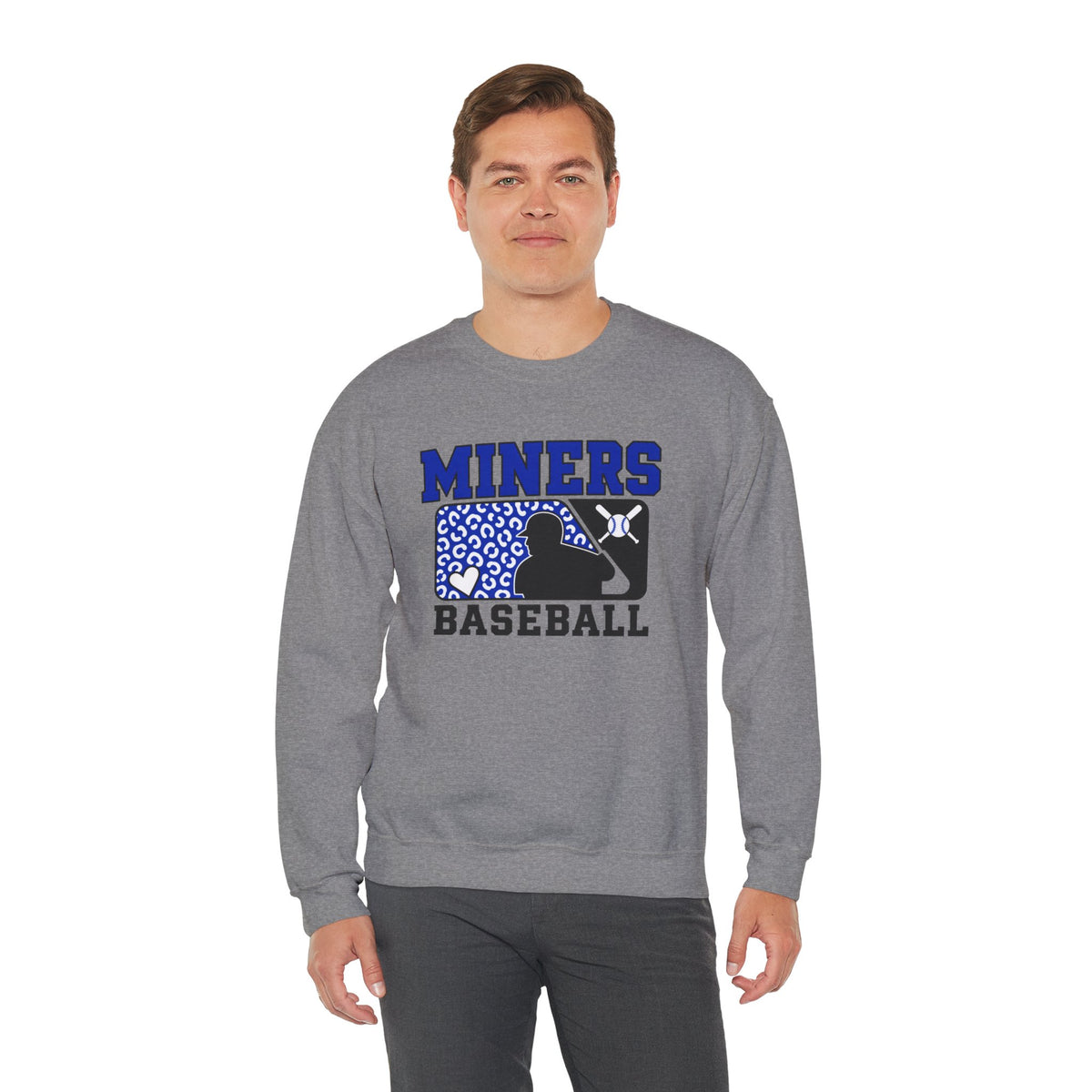 Miners Baseball Crewneck Sweatshirt – Team Spirit Pullover