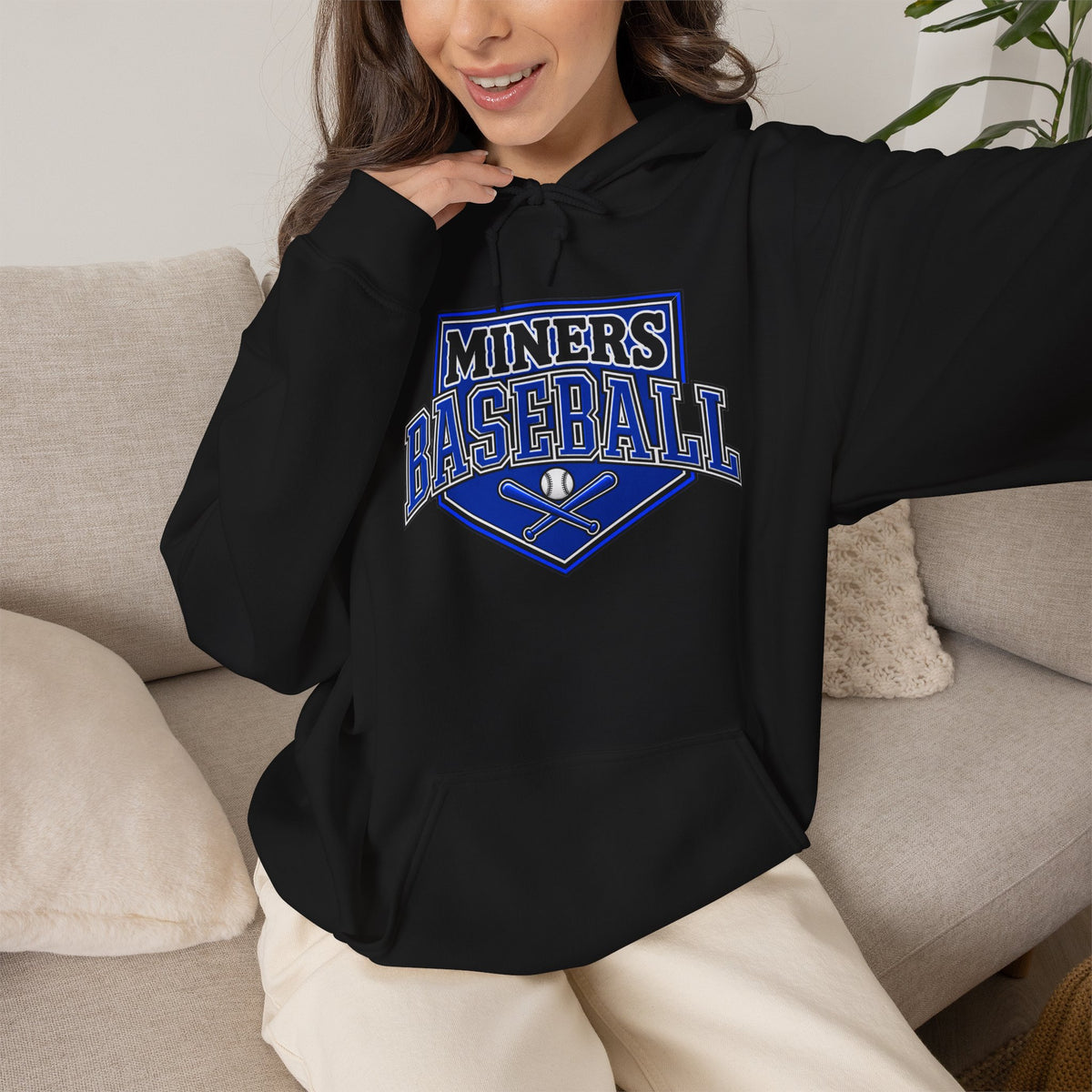 Miners Baseball Unisex Heavy Blend™ Hooded Sweatshirt
