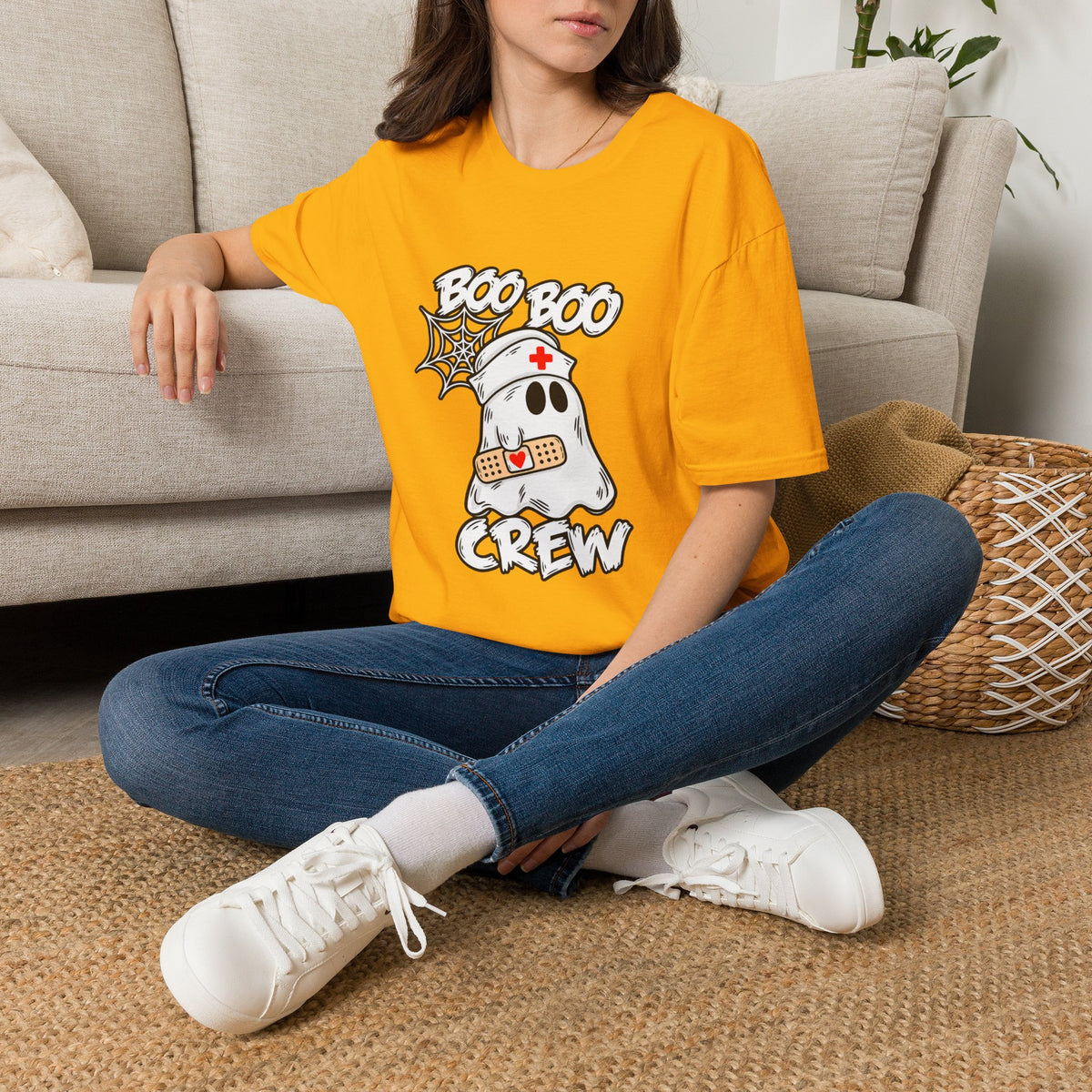 Boo Boo Crew T-Shirt — Cute Nurse Ghost Halloween Tee