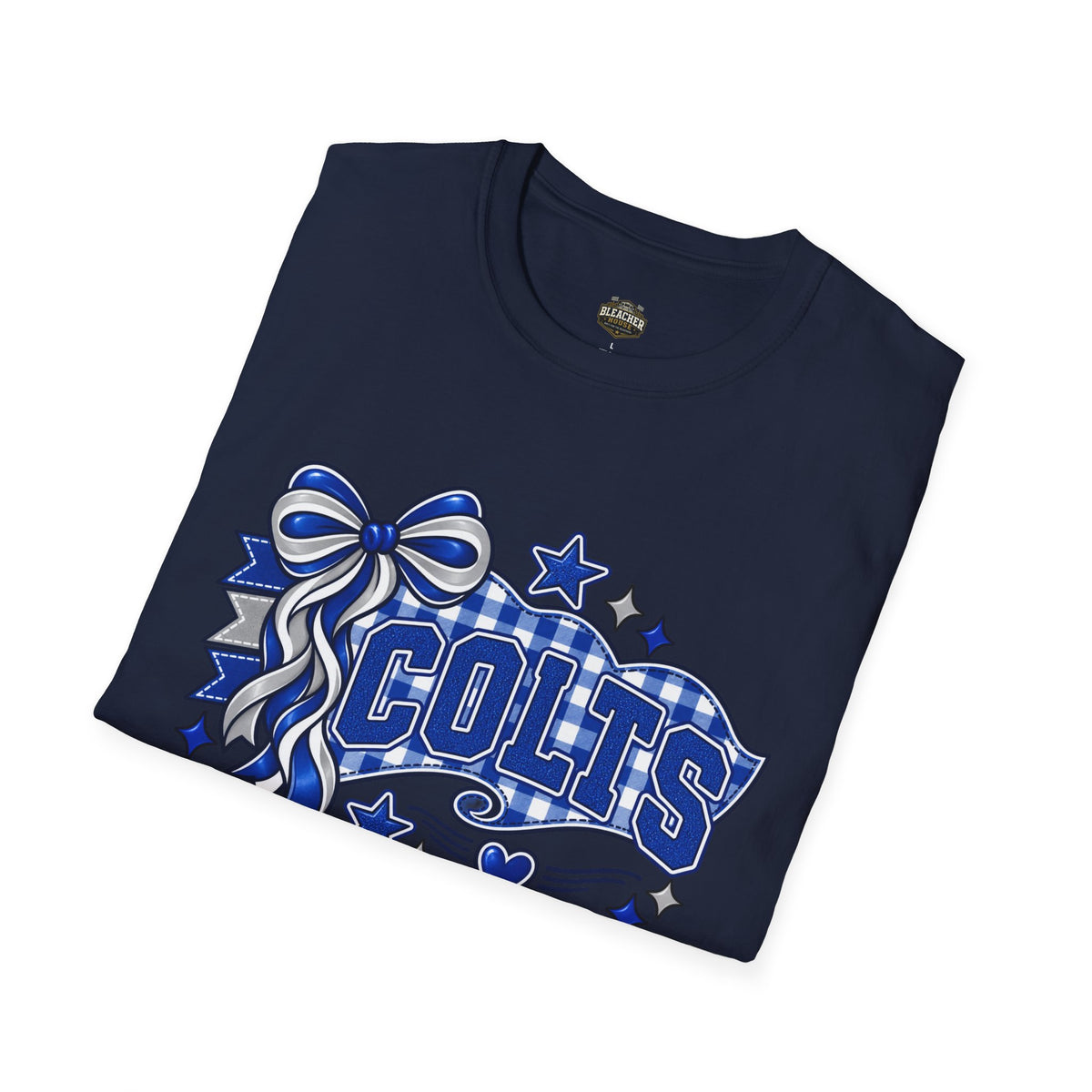Colts Ribbon & Banner T-Shirt — Team Spirit Tee