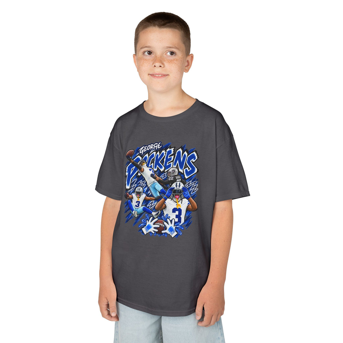 YOUTH George Pickens Graphic T-Shirt - Sunday Standouts Sketch Series