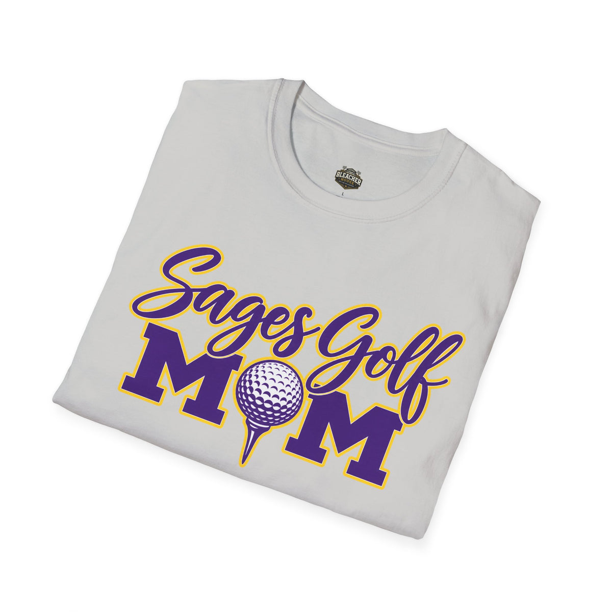 Sages Golf Mom T-Shirt — “Sages Golf MOM” Script & Tee Graphic