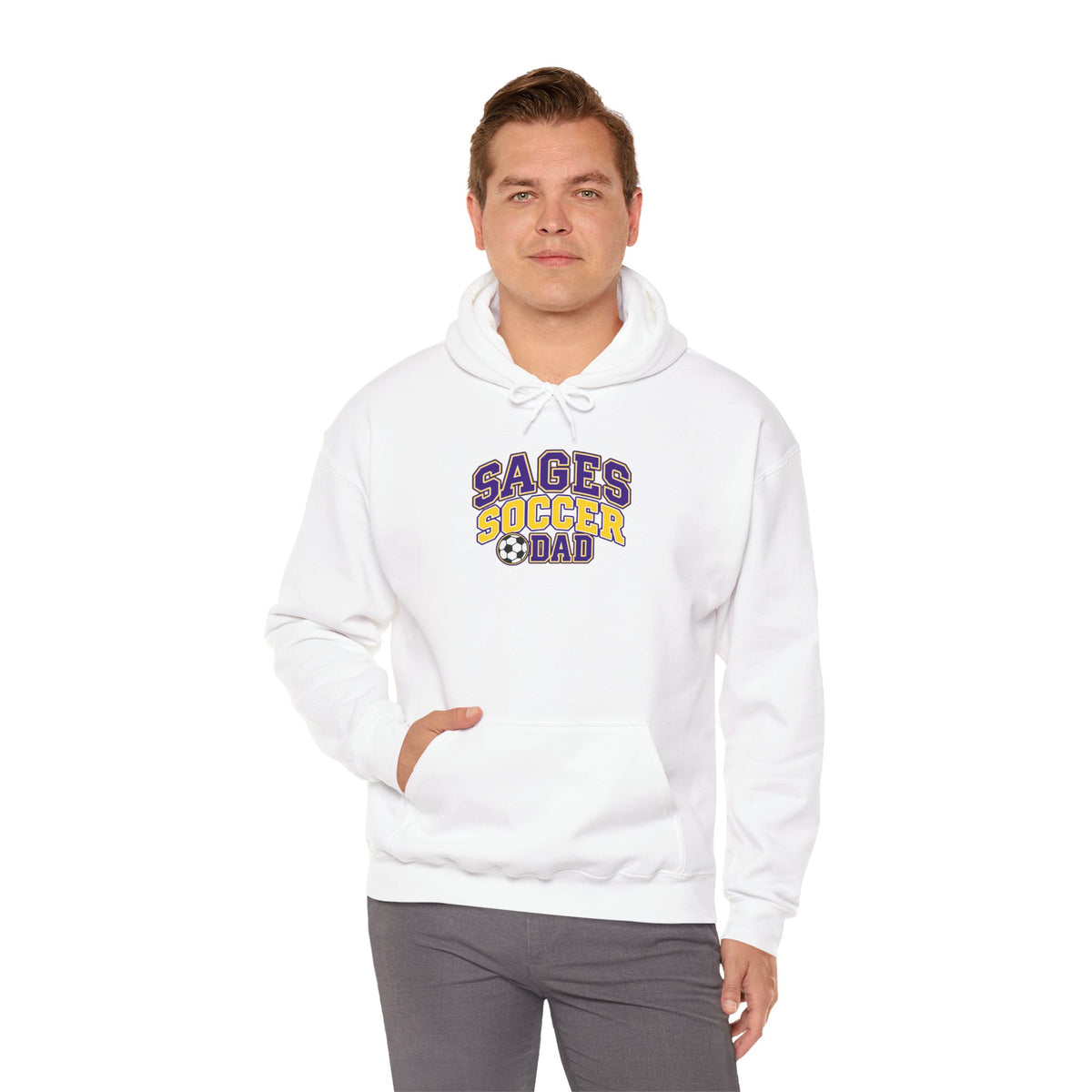 Sages Soccer Dad Unisex Heavy Blend™ Hooded Sweatshirt