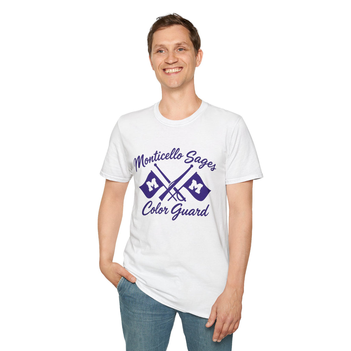 Monticello Sages Aesthetic Color Guard T-Shirt